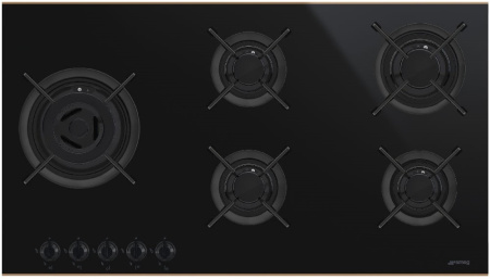 Газовая варочная панель Smeg PV695LCNR