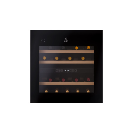 Винный шкаф отдельностоящий Lex LWD6036BL dual zone PP