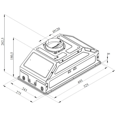 Вытяжка полноHiSTORY CI65B1 FIX