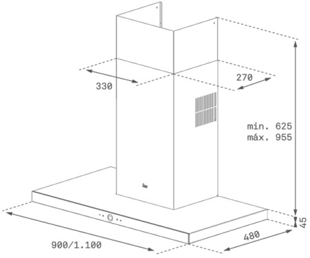 Вытяжка Teka Perfect A4 DLH 985 T