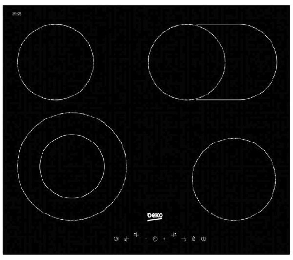 Встраиваемая электрическая панель Beko HIC64403T