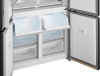 Холодильник Weissgauff WCD 510 Built-in Inverter NoFrost Сhampagne Glass