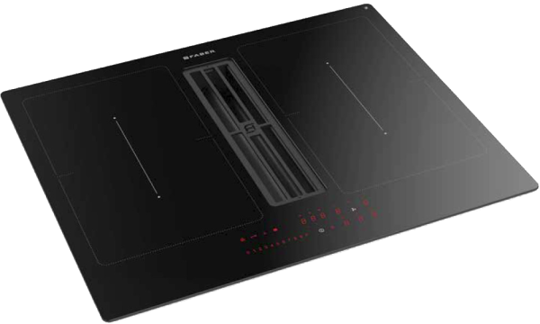 Варочная панель со встроенной вытяжкой Faber GALILEO SMART BK F600+KIT LL H80 340.0627.228