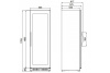 Винный шкаф Dometic E115FG VinoView Elegance