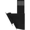 Каминная вытяжка Weissgauff Yota 606 touch double black glass
