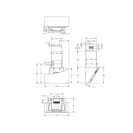 Вытяжка Haier HVX-W692GB