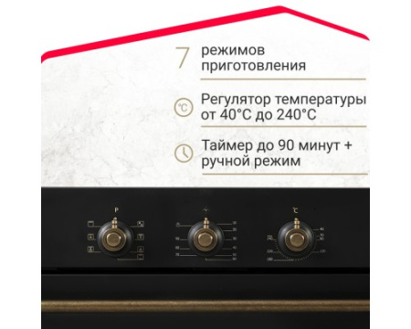 Электрический духовой шкаф Simfer B6EL18017