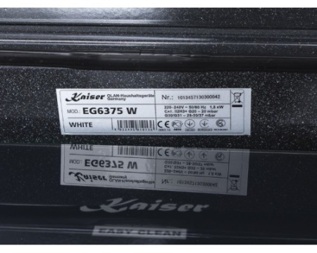 Встраиваемый газовый духовой шкаф Kaiser EG 6374 W