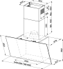 Наклонная вытяжка Faber Daisy EG6 LED BK A55 330.0529.561
