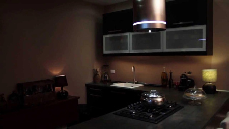 Вытяжка Falmec Design+ POLAR LIGHT isola 35 inox (800)