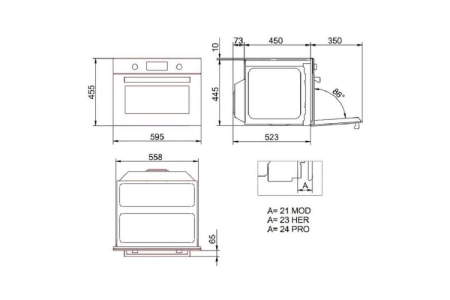Духовой шкаф Bertazzoni FMOD4077MTB1