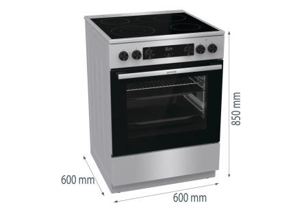 Стеклокерамическая плита Gorenje GEC6C61XA
