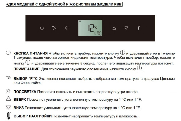 Винный шкаф Pando PBE 182-190