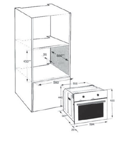 Электрический духовой шкаф Beko BCE12300X, серебристый