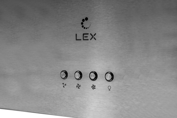 Островная кухонная вытяжка LEX Tubo Quattro Isola 350 Inox