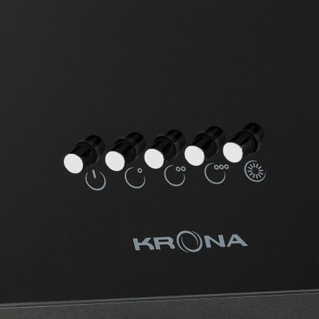 Вытяжка наклонная KRONA POLLY 600 BLACK PB