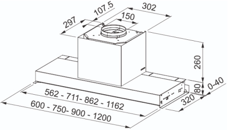 Вытяжка Franke FSTS DRIP-FREE 120 X