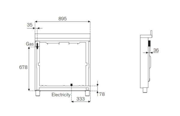 Варочный центр Bertazzoni MAS906MFESXE