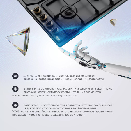 Газовая варочная панель Delonghi ANF 46 PRO RUS