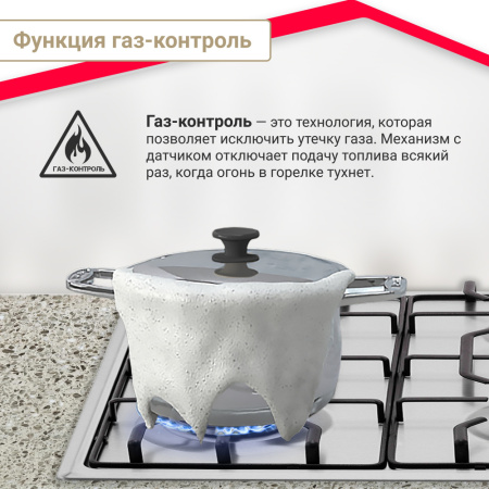Газовая варочная поверхность Simfer H60Q41M571