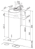 Вытяжка Faber настенная CYLINDRA/2 EV8 2EL XH890