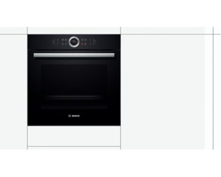 Встраиваемый духовой шкаф Bosch HBG655BB1