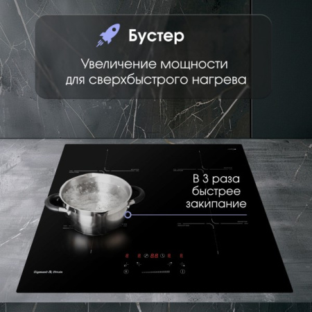 Индукционая варочная панель Zigmund & Shtain CI 60.6 B