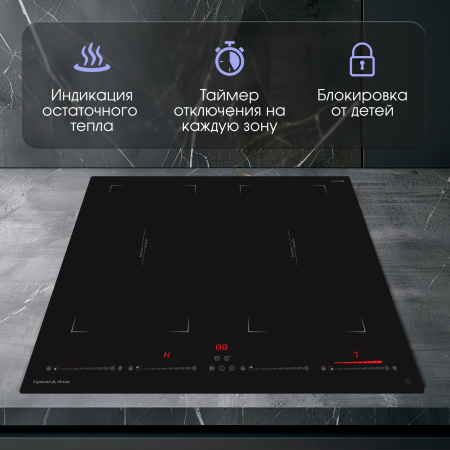 Индукционая варочная панель Zigmund & Shtain CI 29.6 B