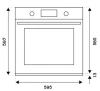 Духовой шкаф Bertazzoni F6011MODPLGNE/23