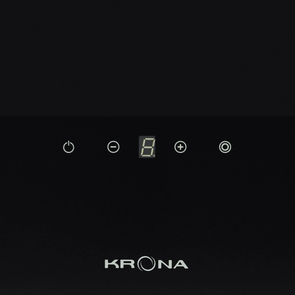 Наклонная вытяжка KRONA DOMENIKA 600 BLACK S