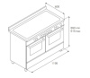 Варочный центр Bertazzoni MAS1206GMFEDXT