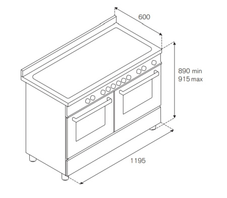 Варочный центр Bertazzoni MAS1206GMFEDXT