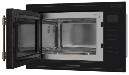 Встраиваемая микроволновая печь Meferi MMO6025BK RETRO