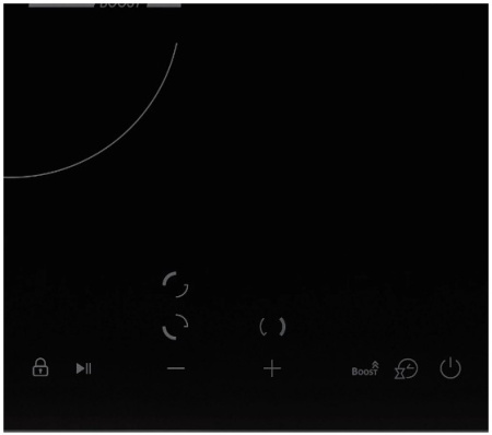Варочная панель Krona MAGIER 45 BL 3BTK