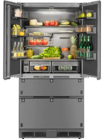 Встраиваемый холодильник HIBERG S-RFQ 800 FB inverter (French door)