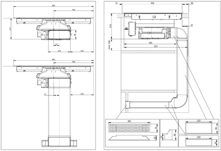 Варочная панель с вытяжкой De Dietrich DPH4840B