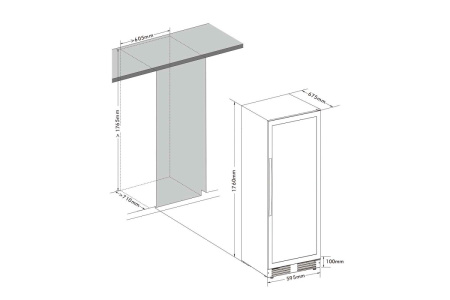 Винный шкаф Cellar Private CP154-3T