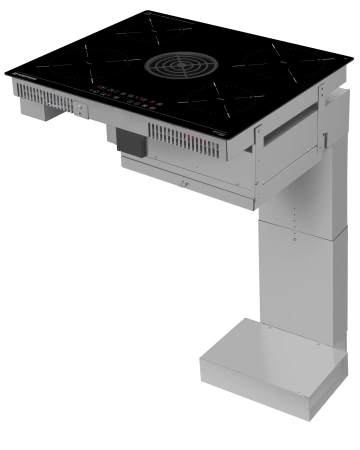 Варочная панель индукционная с вытяжкой Meferi XSMART60BK POWER