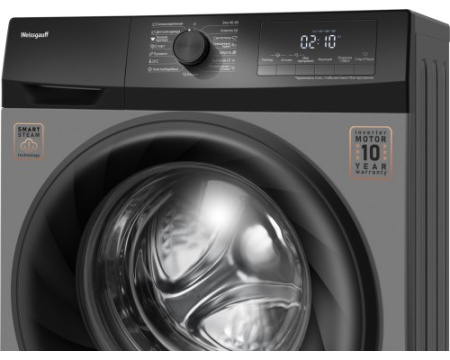 Стиральная машина Weissgauff WM 4947 DC Inverter Steam Grey