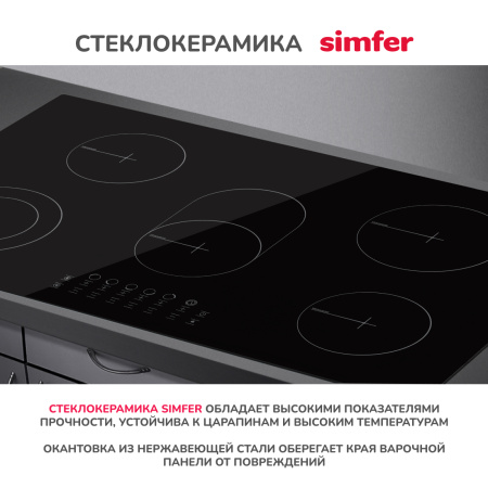 Электрическая варочная панель Simfer H90D15B072