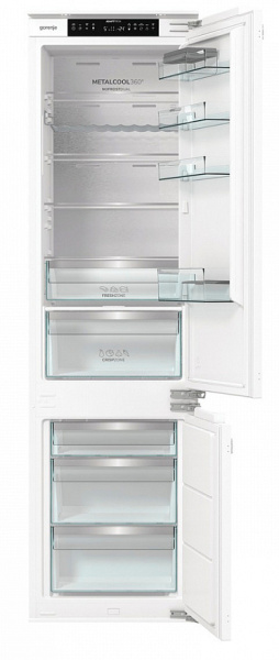Встраиваемый двухкамерный холодильник Gorenje NRKI519E82WF