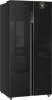 Холодильник Weissgauff WSBS 500 Inverter NoFrost Black Glass