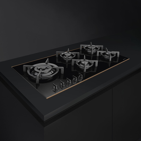 Газовая варочная панель Smeg PV695LCNR