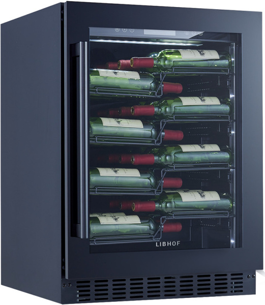 Винный шкаф встраиваемый Libhof Esthete EZ-36 black