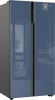 Холодильник Weissgauff WSBS 600 NoFrost Inverter Blue Glass