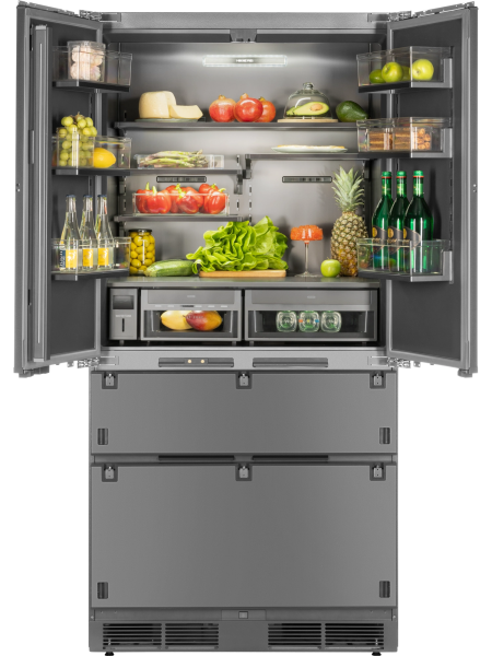 Встраиваемый холодильник HIBERG S-RFQ 800 FB inverter (French door)