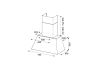 Вытяжка настенная Bertazzoni KR70HER1ADA