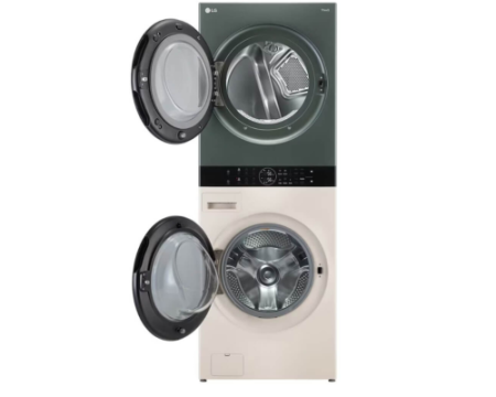 Стиральная машина с сушкой в колонну LG W1S1CVKK2HM WashTower