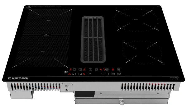 Варочная панель индукционная с вытяжкой Meferi XSMART60BK ULTRA