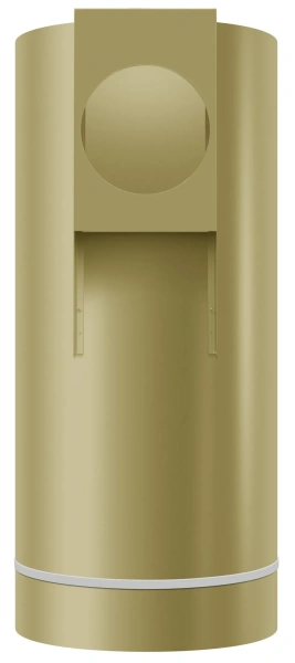 Вытяжка цилиндрическая пристенная Meferi TUBE35GOLD COMFORT горчично-золотой